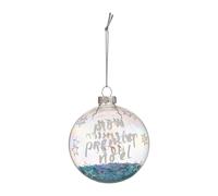 Atmosphera Boule de Noël Père Noël - Bleu