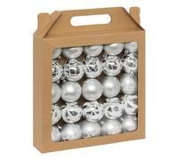 Atmosphera Boules de Noël Colorama - Argent
