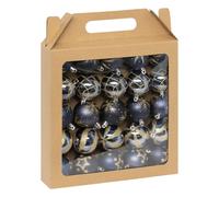 Atmosphera Boules de Noël Colorama - Bleu