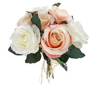 Atmosphera - Bouquet de 7 Roses vieillies artificielles - H30 cm