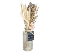 Atmosphera - Bouquet de Fleurs séchées en Vase Wonder - Transparent