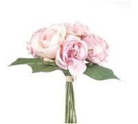 Atmosphera - Bouquet de Roses artificielles Anciennes - H. 30 cm Rose G