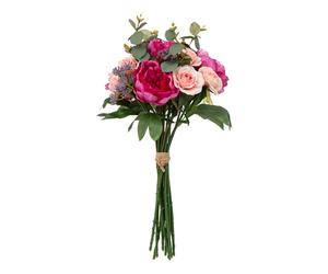 Atmosphera Bouquet rond artificiel - Fuchsia