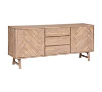 Atmosphera - Buffet 2 portes Aeris en bois d'acacia - Beige