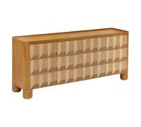 Atmosphera - Buffet netsi rectangulaire 75x175cm 4 Portes Beige