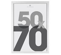 Atmosphera - Cadre Photo Mural Lise 50 x 70 cm - Avec Passe-Partout, Vitre en Verre, Accroche Murale - Pour Salon, Chambre, Bureau