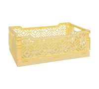 Atmosphera - Cagette Pliante arry Jaune 31x20x11,5cm