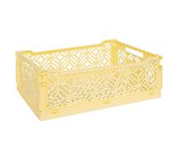 Atmosphera - Cagette Pliante arry Jaune 40x30x15cm