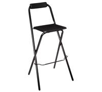 Atmosphera Chaise de bar pliante Louna - Noir