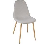 Atmosphera - Chaise design scandinave Roka - Gris clair Gris clair G