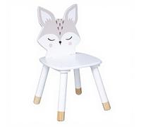 Atmosphera - Chaise Enfant Renard - Blanc - Bois