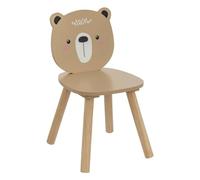 Atmosphera - Chaise Ours Douceur Bois Naturel