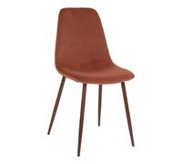 Atmosphera - Chaise - Pieds Imitation Noyer - Rose Terracotta