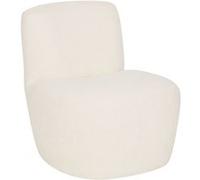 Atmosphera - Chauffeuse en bouclette LEONE - Blanc - Leone Beige G