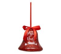 Atmosphera Cloche de Noël à suspendre - Rouge