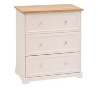 Atmosphera Commode Mohea Ivoire 3 tiroirs