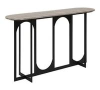 Atmosphera - Console design effet marbre TUSCO - Noir