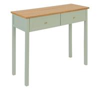 Atmosphera Console 2 tiroirs - Vert d'eau