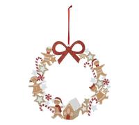 Atmosphera - Couronne Bois Pain d épice 33cm