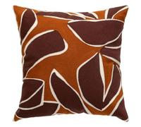 Atmosphera - Coussin Broderie Hary Rouge Rubis 45x45cm