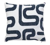 Atmosphera - Coussin Carré Safina 40 x 40 cm, Tissage Jacquard à Motif Graphique, Déhoussable - pour Salon, Chambre, Décoration Canapé