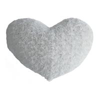 Atmosphera - Coussin Coeur - Bouclette - écru - 28x36 cm
