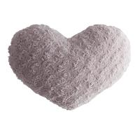 Atmosphera - Coussin Coeur - Bouclette - Rose - 28x36 cm