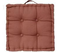 Atmosphera – Coussin de sol ANJALI – 40 x 40 cm – Terracotta