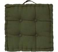 Coussin de sol en coton ANJALI - Kaki