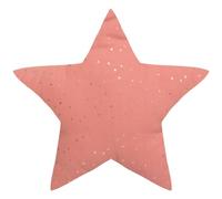 Atmosphera – Coussin enfant Berlingot étoile – Coton – Rose terracotta – 40x40 cm