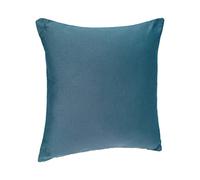 Atmosphera - Coussin déhoussable Coton - Bleu Canard - 38x38 cm