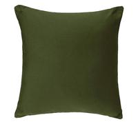 Atmosphera Coussin déhoussable vert kaki - 38 x 38 cm