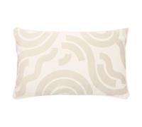 Atmosphera - Coussin Lilou rectangulaire 30x50cm Blanc