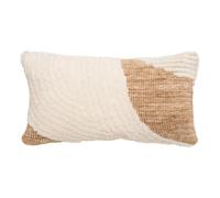 Atmosphera - Coussin loomia rectangulaire 30x50cm Beige