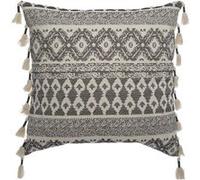 Coussin Rituality carré déhoussable - 60x60cm - Noir et Blanc