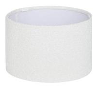 Créateur d'intérieur - Abat-Jour en Tissu Bouclette "Beline" 30cm Blanc