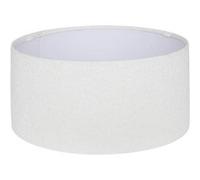 Créateur d'intérieur - Abat Jour en Tissu Bouclette "Beline" 50cm Blanc