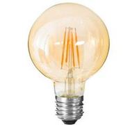 Ampoule LED globe G95 décorative - ambrée
