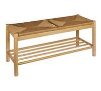 Atmosphera Créateur d'intérieur - Banc en Bois Massif "Maesi" 95cm Naturel Beige G