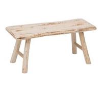 Atmosphera Créateur d'intérieur - Banc en Bois "Woody" 70cm Beige Beige G