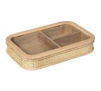 Atmosphera Créateur d'intérieur - Boite à Bijoux Déco "Cannage" 28cm Naturel Beige G