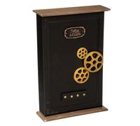 Atmosphera Créateur d'intérieur - Boîte à Clés Design Flower 38cm Noir