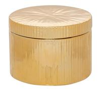 Atmosphera Créateur d'intérieur - Boîte Déco en Céramique Automne 12cm Or