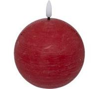 Atmosphera Créateur d'intérieur - Bougie Boule à LED "Molia" 10cm Rouge Rouge G