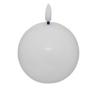 Atmosphera Créateur d'intérieur - Bougie Boule à LED "Molia" 8cm Blanc