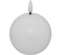 Atmosphera – Bougie boule LED Molia – Ø 8 cm – Blanc