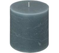 Bougie Cylindrique Rustic 10cm Bleu Orage