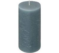 Bougie Cylindrique Rustic 14cm Bleu Orage
