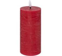 Atmosphera Créateur d'intérieur - Bougie Déco à LED "Molia" 18cm Rouge Rouge G