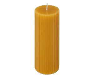 Atmosphera Créateur d'intérieur - Bougie Déco "Demi" 14cm Moutarde
